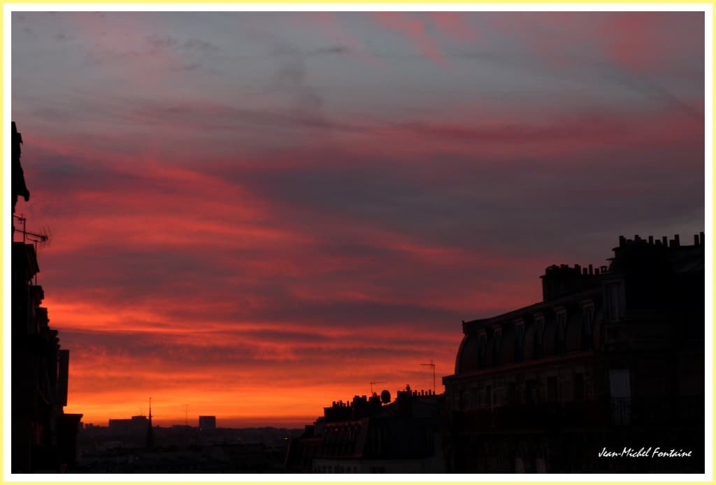 lever de soleil sur Paris