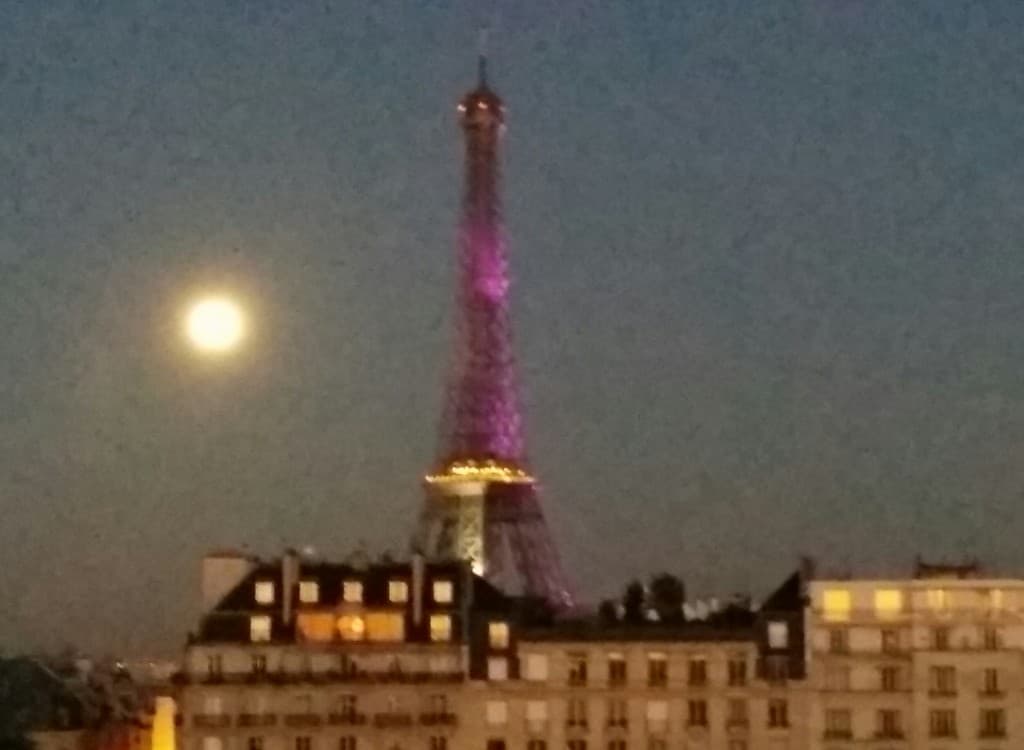 lune du matin