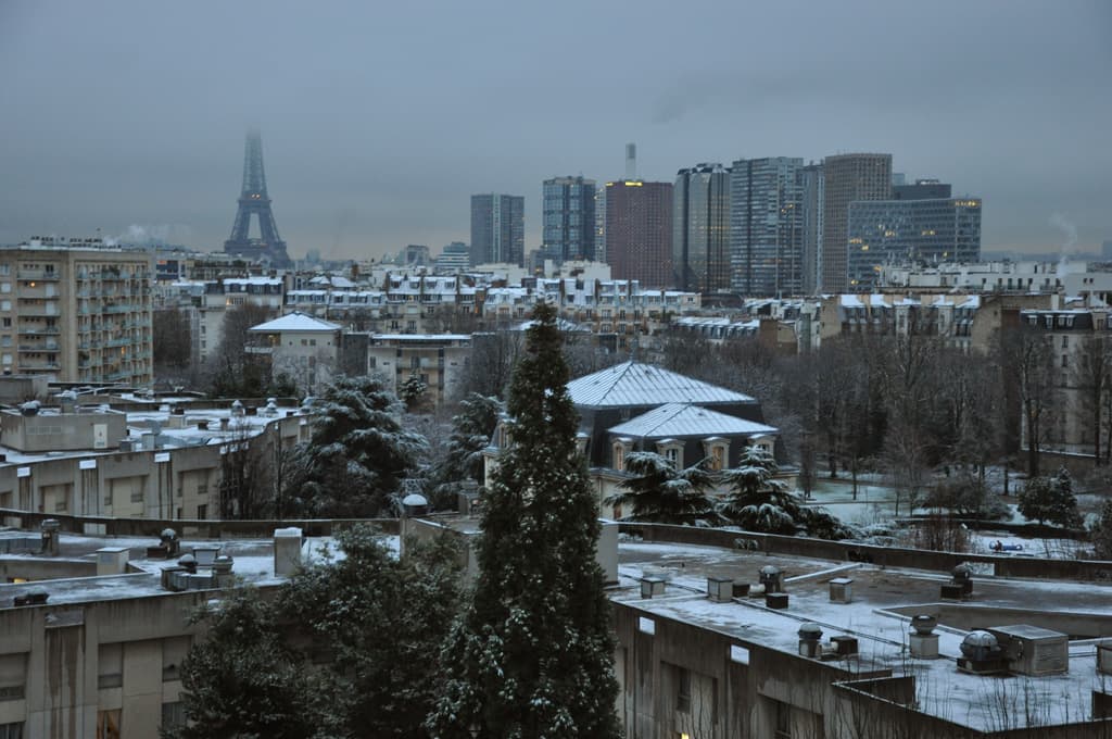 Petite neige parisienne