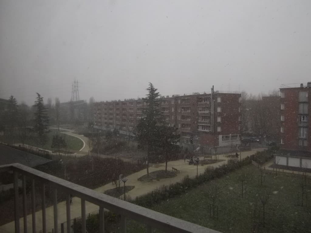 petite neige sur St Pierre 