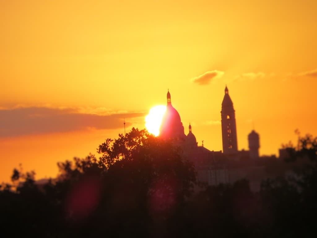 soleil et sacre coeur