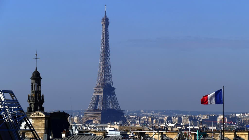 Tour Eiffel vue du bureau
