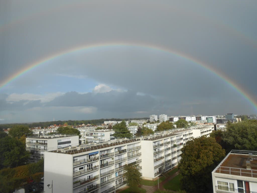 Vélizy  under a rainbow !