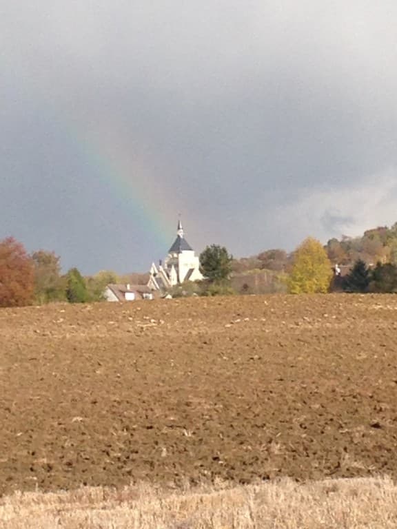 Arc en ciel au-dessus de La Chapelle 