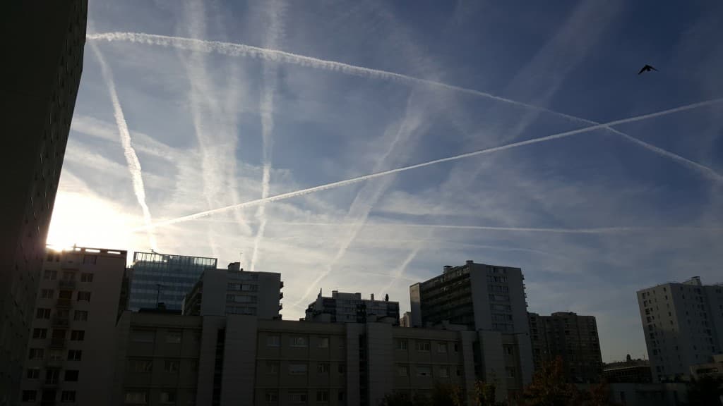 Ciel de matinée à Levallois