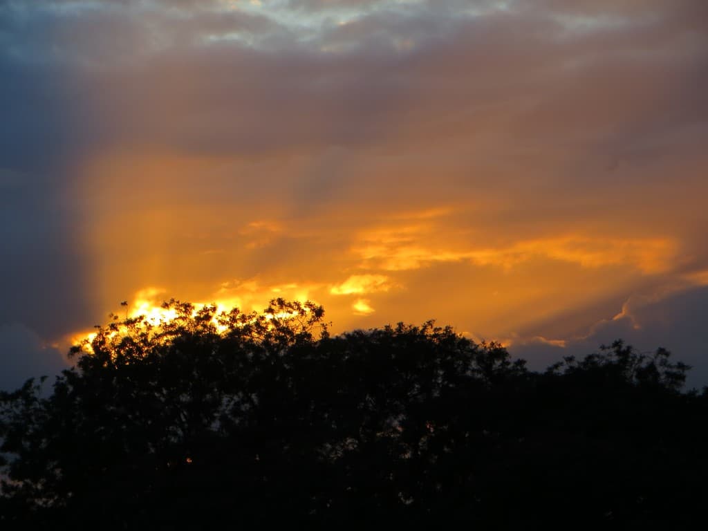 ciel en feu