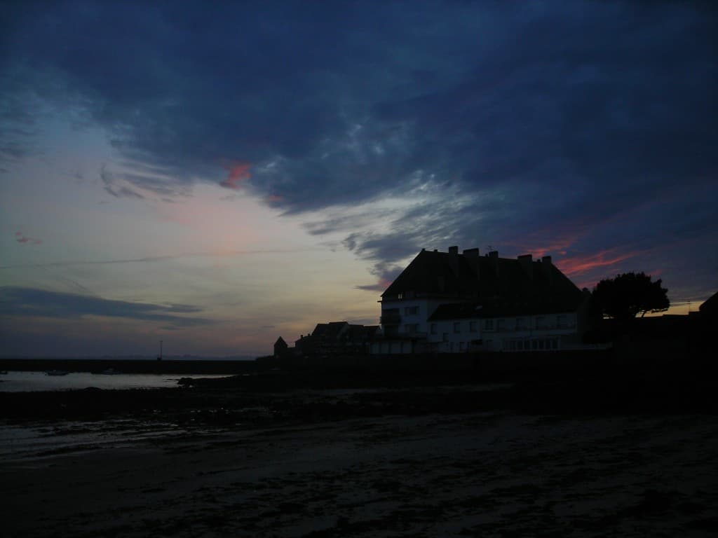 Crépuscule à Lomener