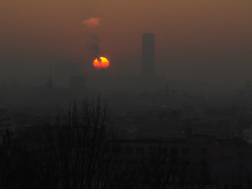 crepuscule brumeux