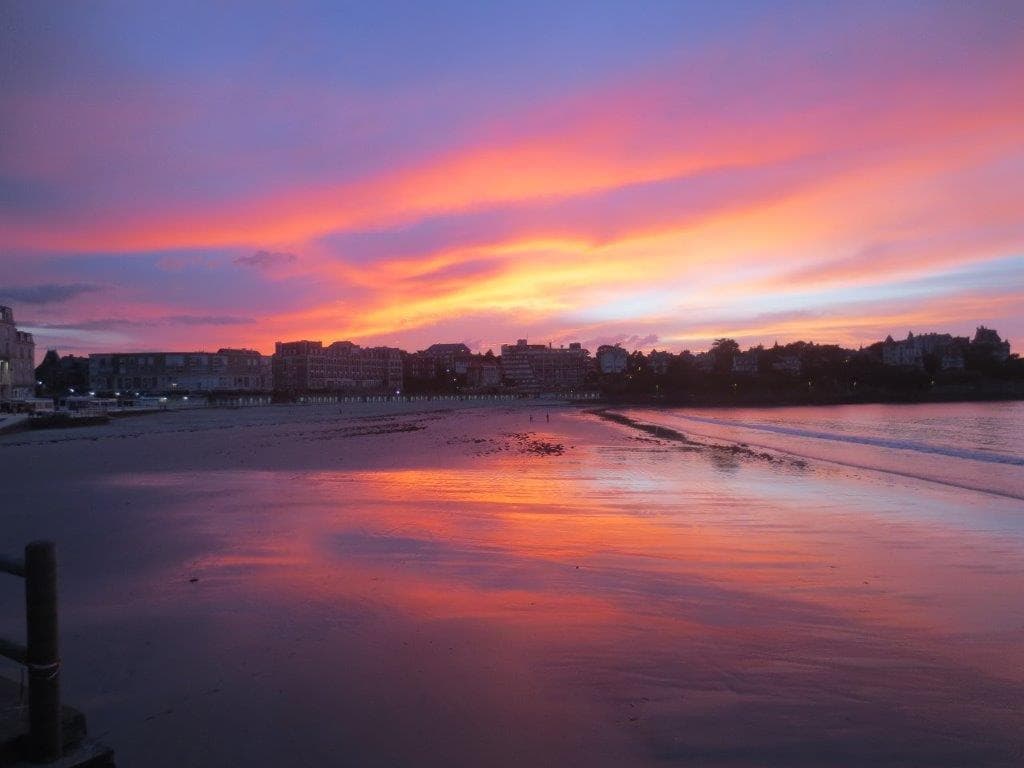 flamboyances soleil couchant 