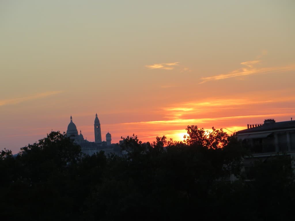 le soleil se cache