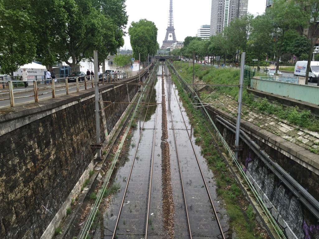 Ligne C du RER inondée