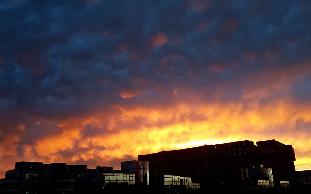 mammatus enflammés