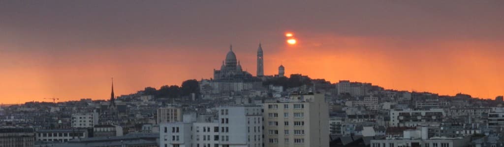 Montmartre dans le couchant