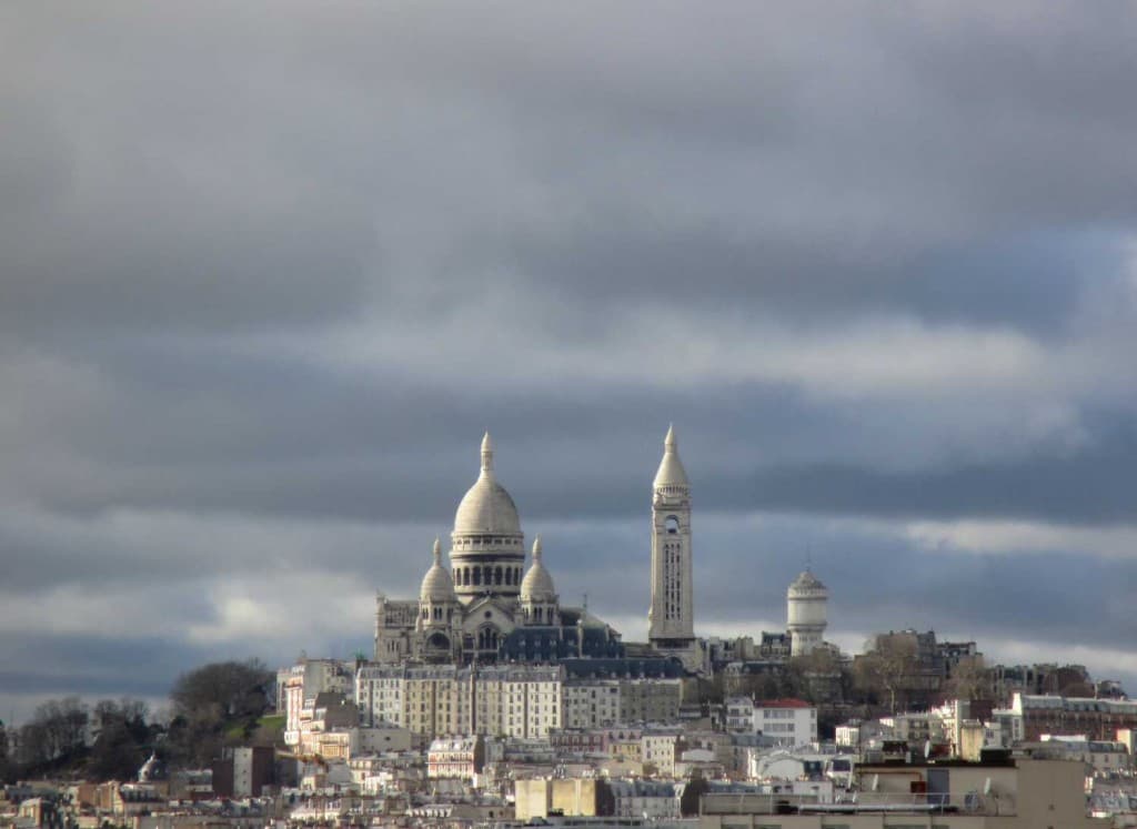 Montmartre en fin d'après-midi, à 17h50