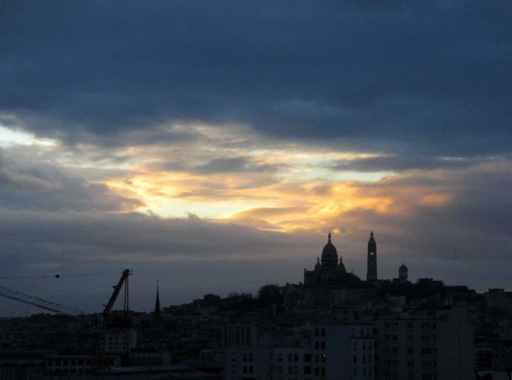 Montmartre en fin d'après-midi, à 17h50