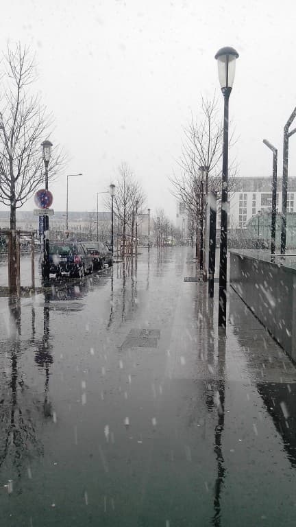 Neige intense