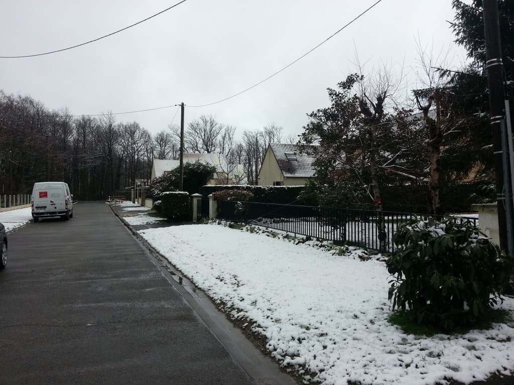 Neige sur l'Hautil