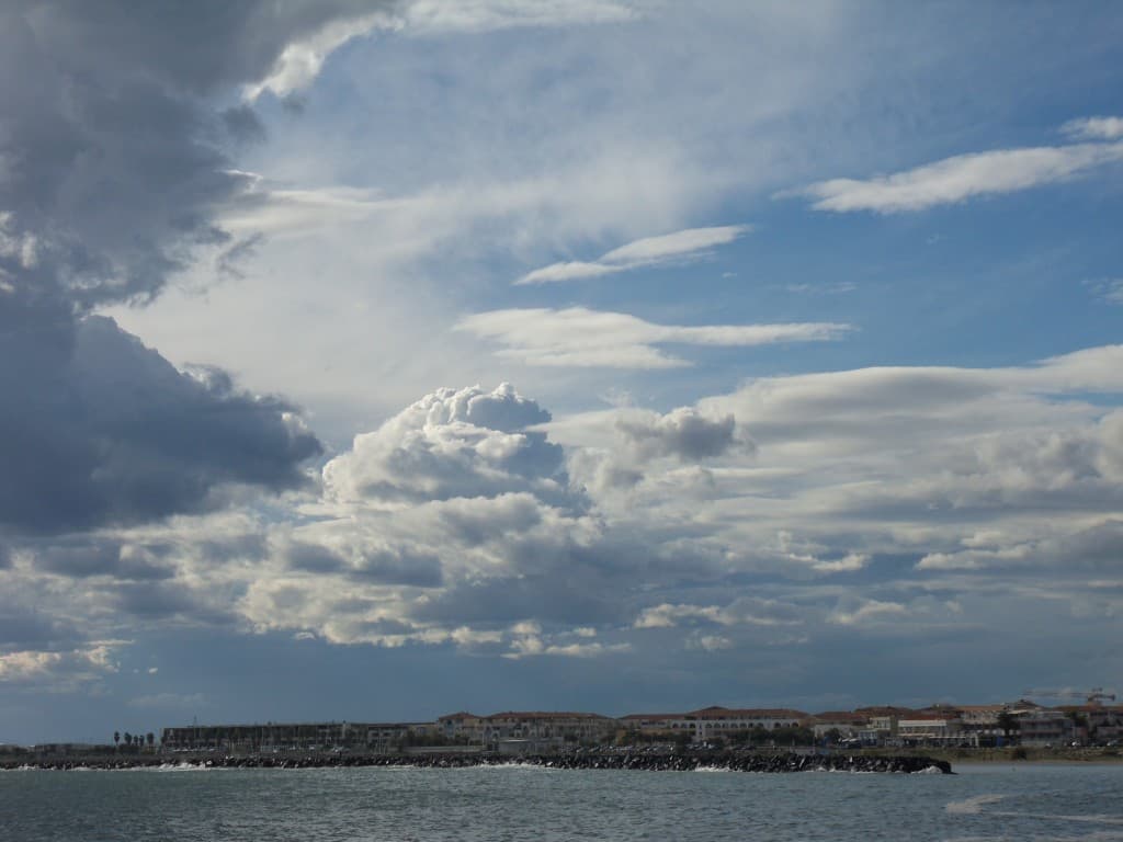 nuages d'après midi
