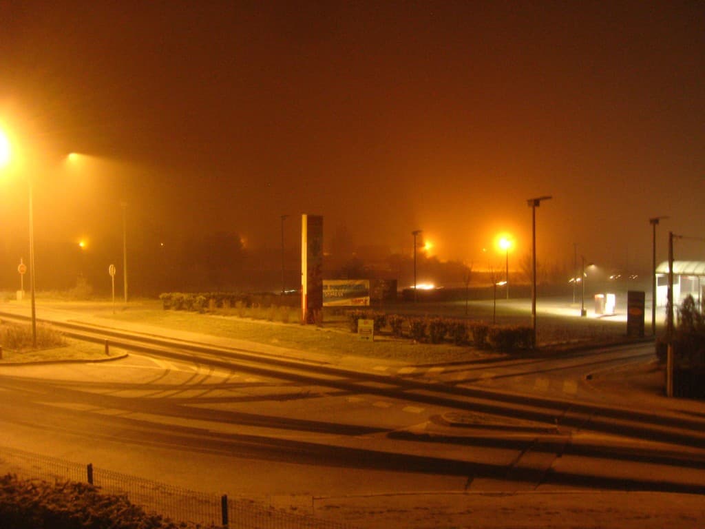 Petite neige ce matin dans l'essonne