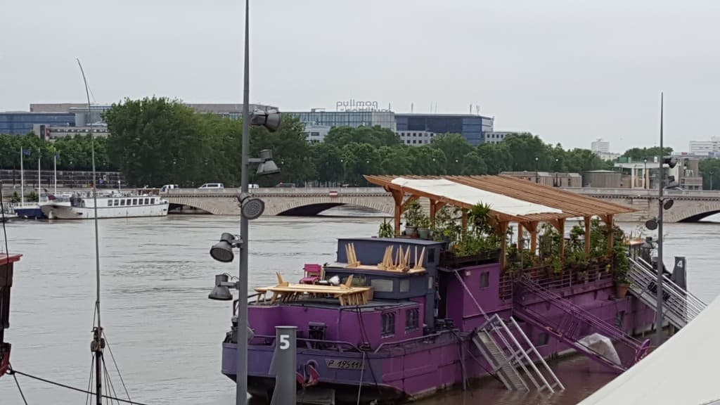 Photo prise Quai François Mauriac