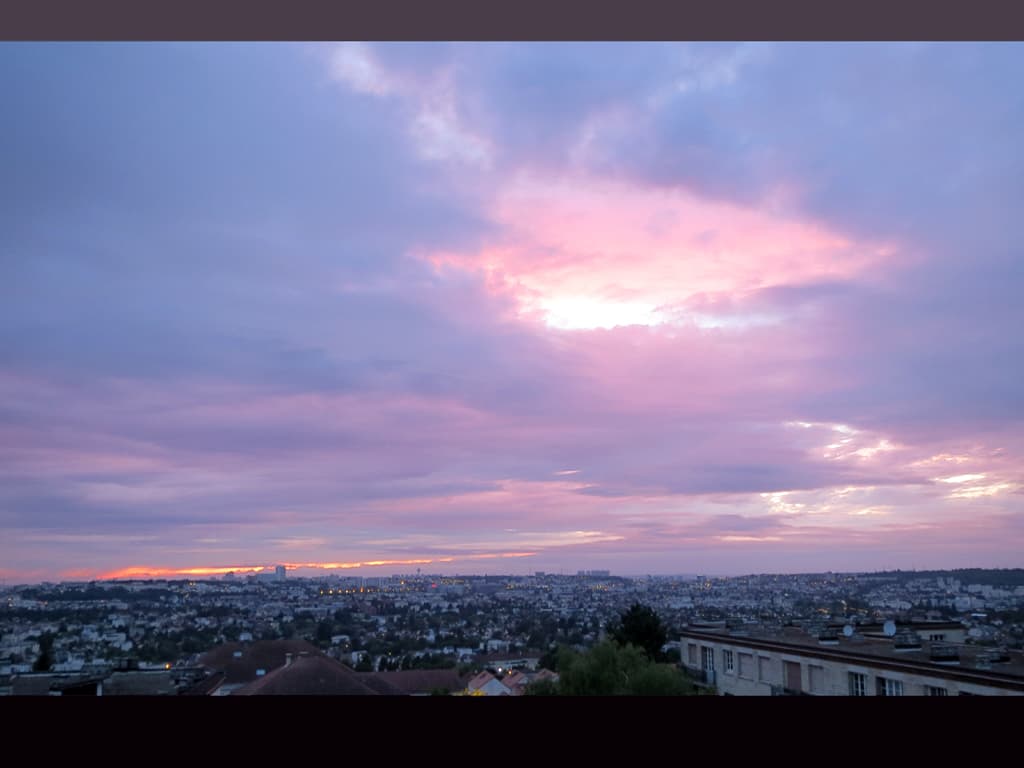 Rares couleurs roses  Pas de retouche