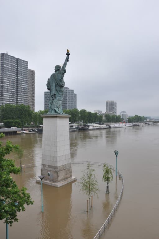 Statue de la liberté dans l'eau