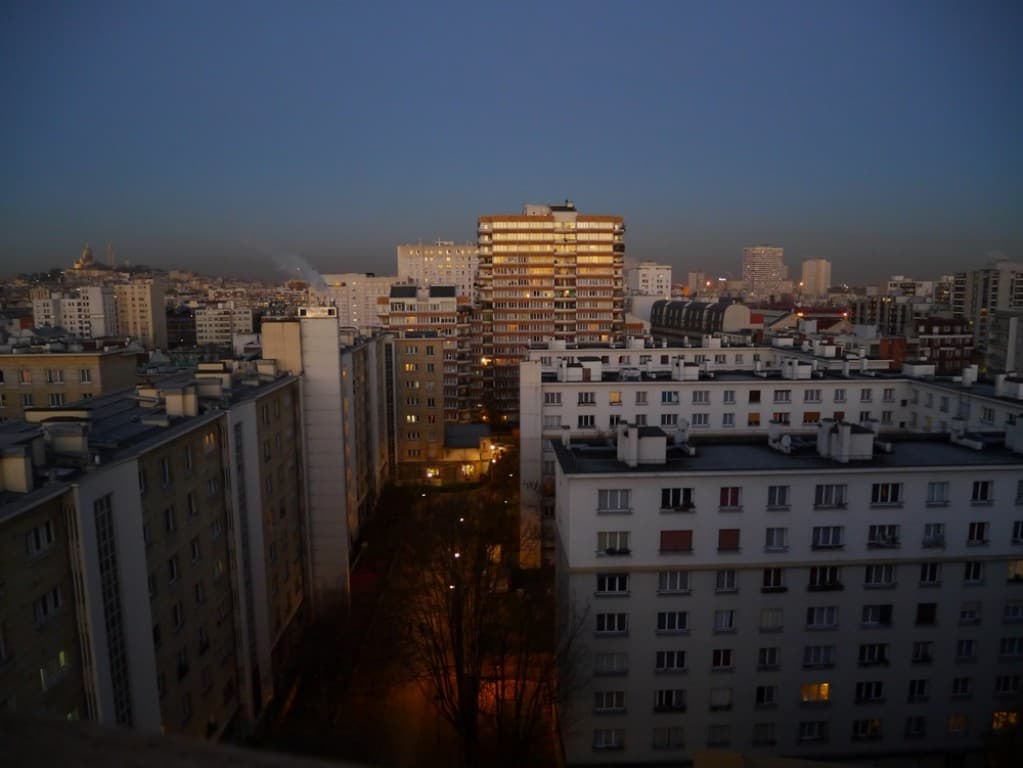 Vers 8h, le Soleil se lève dans mon dos.