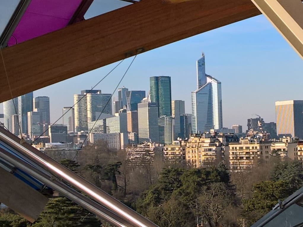 Beau temps froid sur La Défense