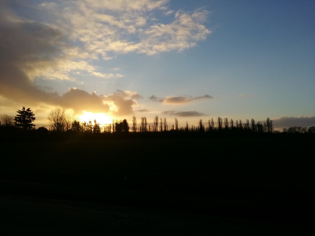 Buc (78) lever de soleil