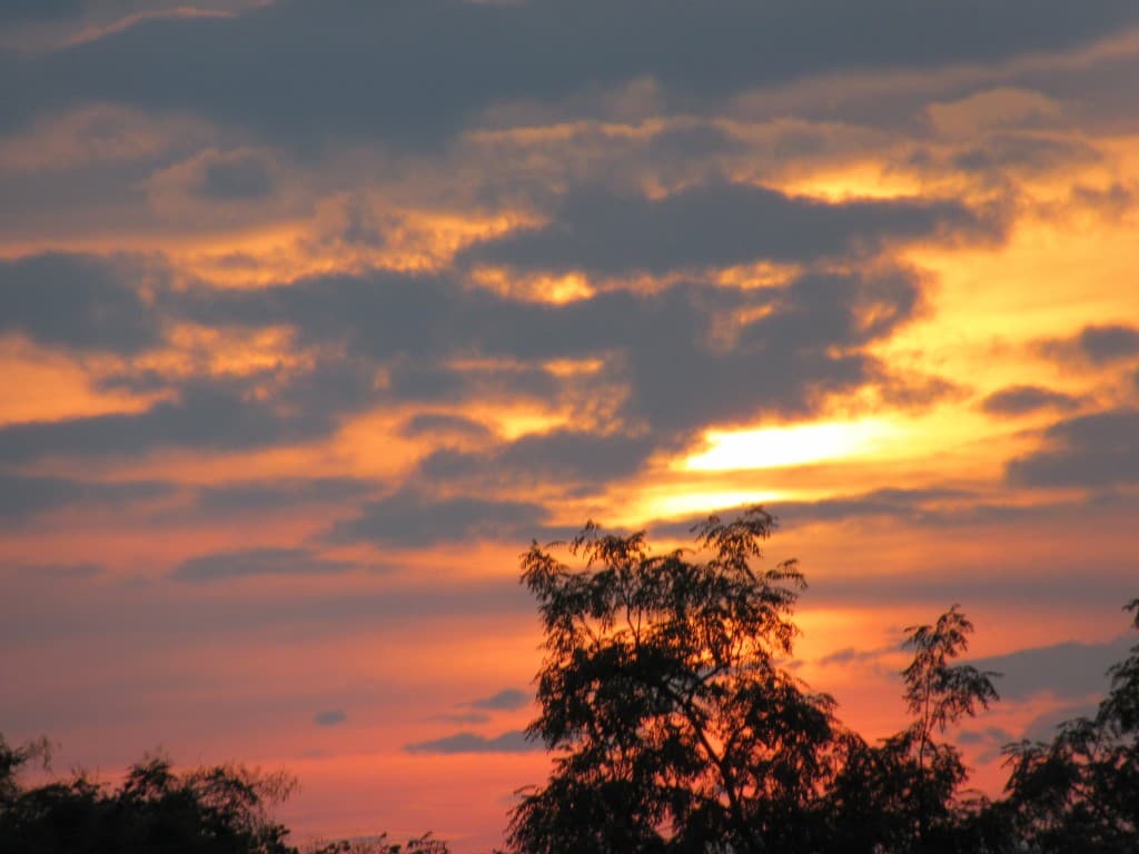 ciel en feu