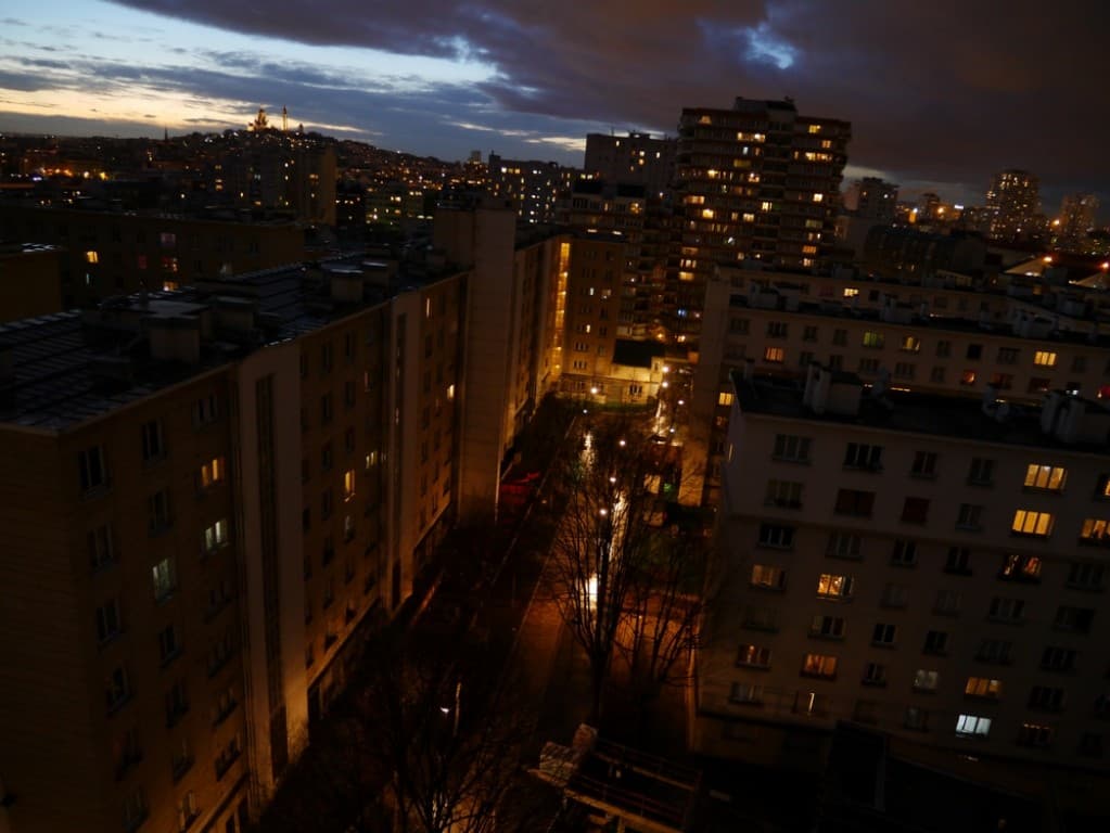 Dans le 19e, vers l'ouest, à 18h30.