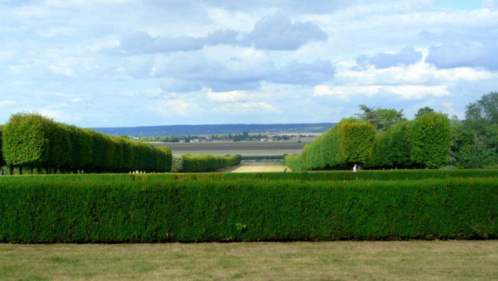 La campagne depuis le Château de Thoiry