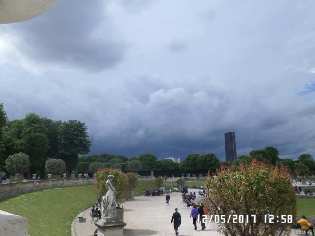 Orage à venir au dessus du Parc