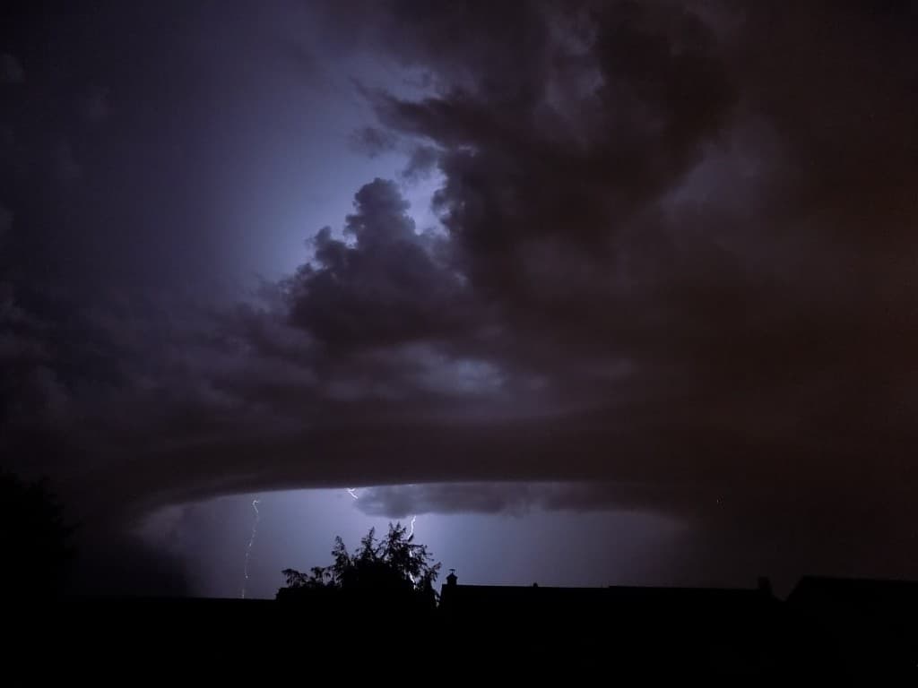 Orage virulent entre 4h et 5h du matin 