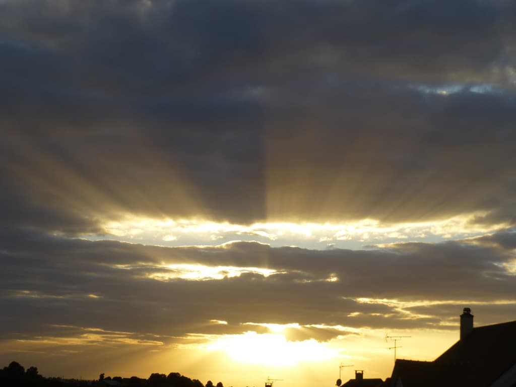 Superbe coucher de soleil