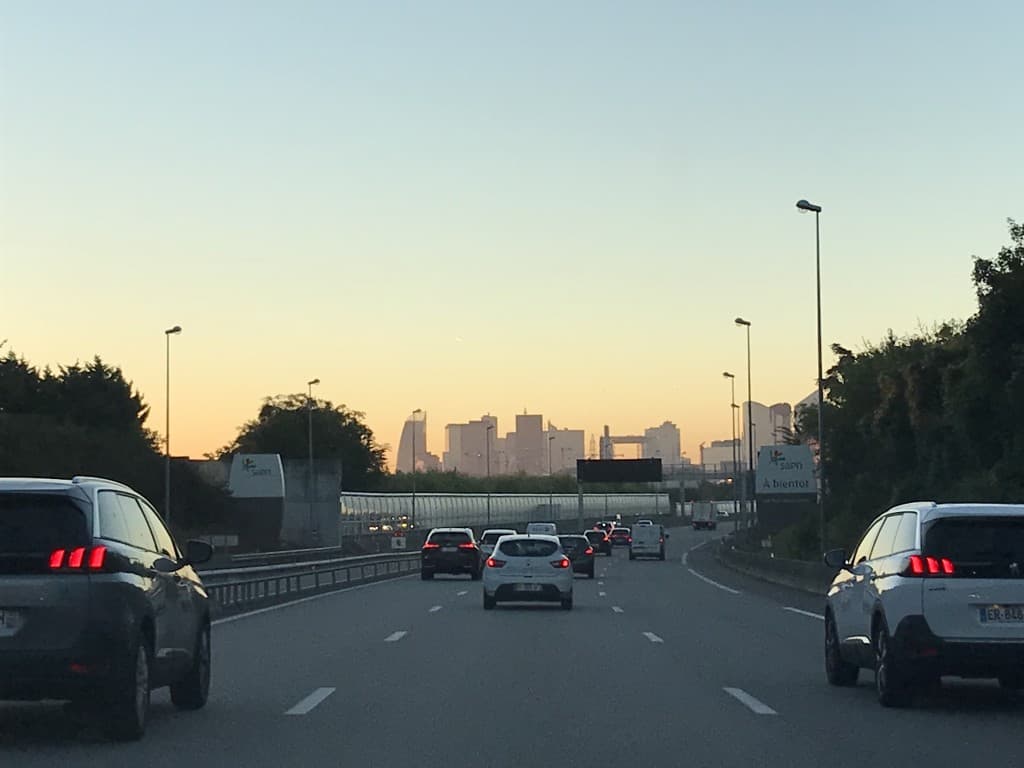 Arrivée sur la Défense