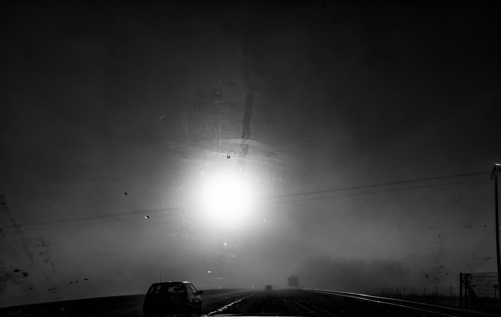 Brouillard sur l'A13