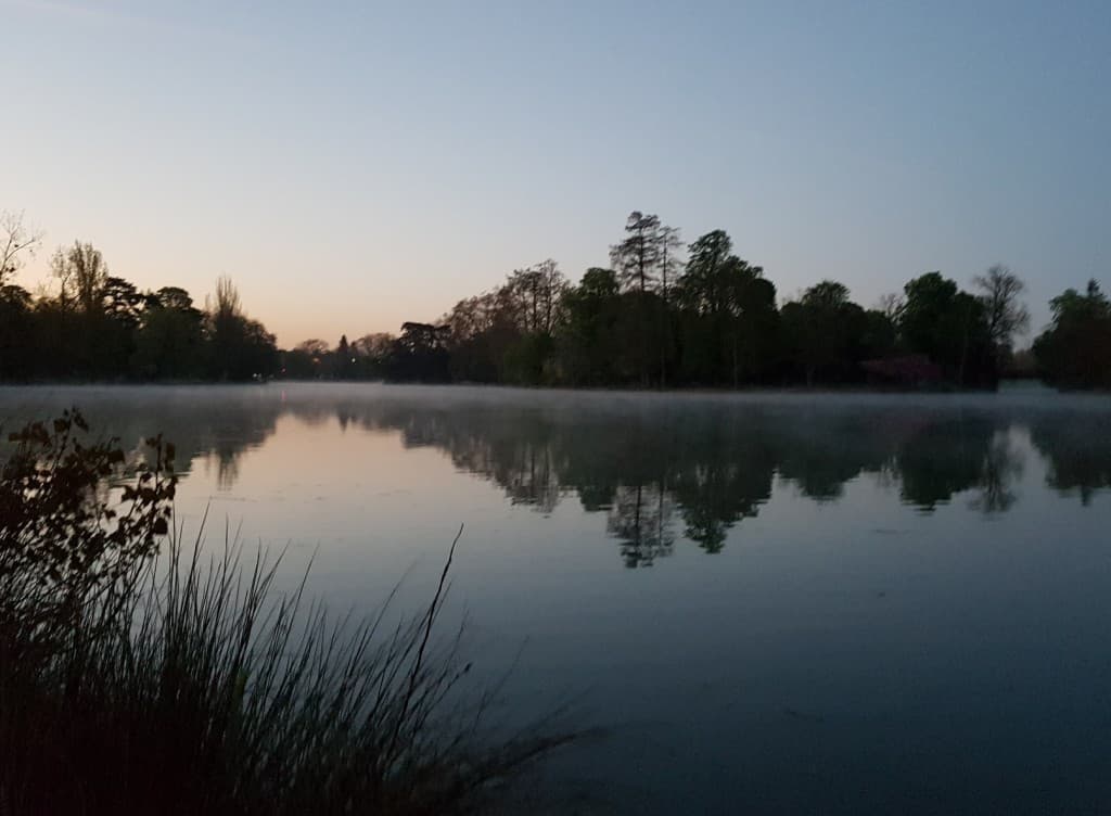 Brume sur le lac Daumesnil