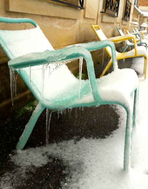 Chaise de glace....