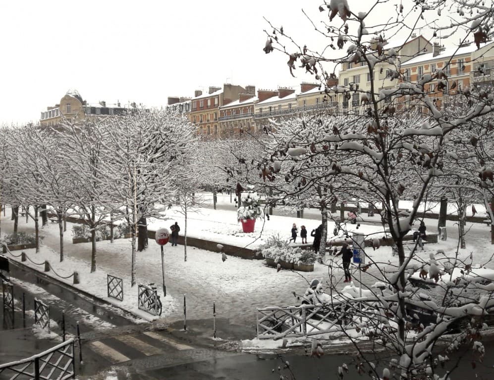 Clichy sous la neige