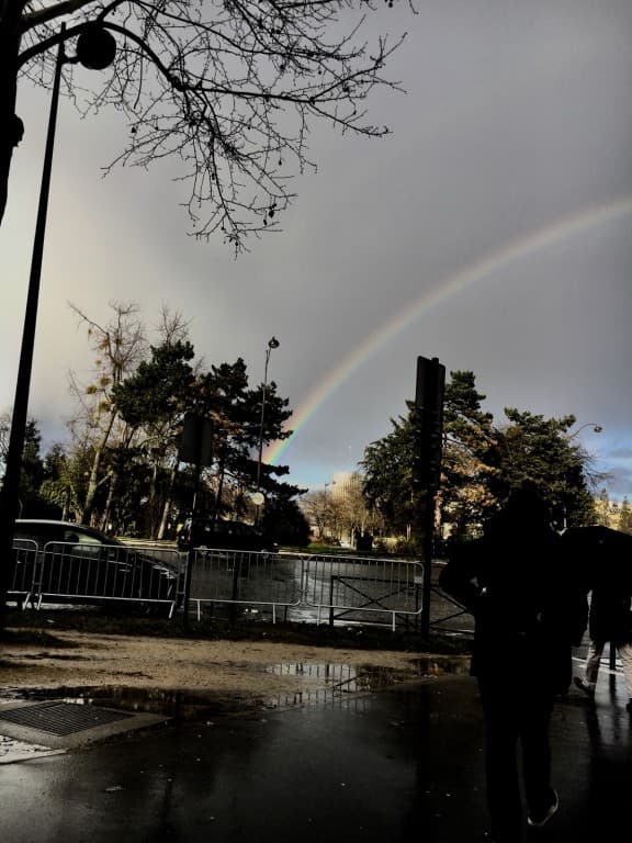 La Porte Dauphine après l'averse