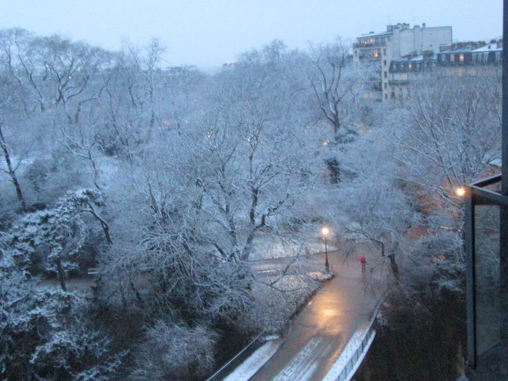 matin aux buttes de chaumont