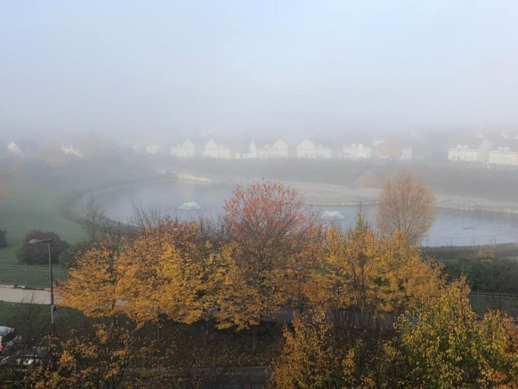 matin brumeux bassin d la Louvière