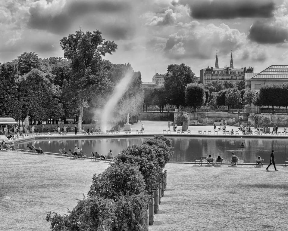 Mini tornade au Jardin des Tuileries