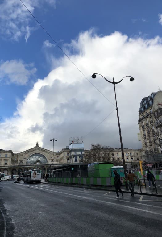 Nuages et Gare de l’Est  Soraya Touchene 
