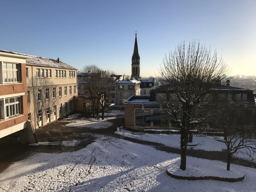 Reveil sous la neige 