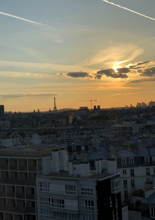 Coucher de soleil 12  sur Paris 