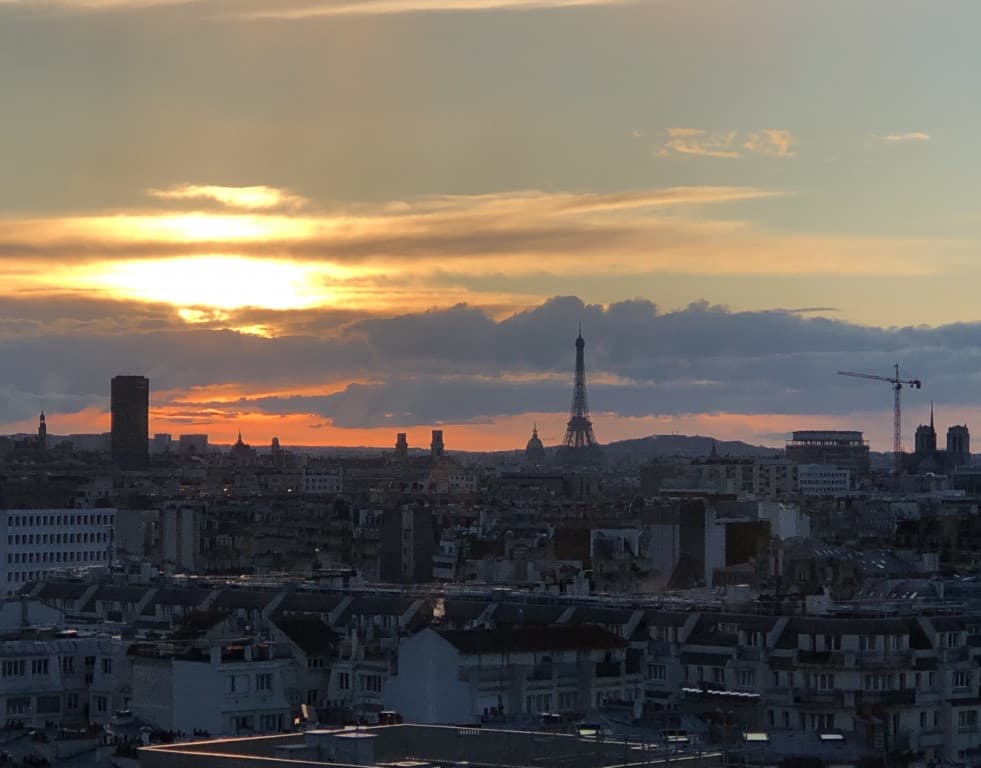 Coucher de Soleil 5 sur Paris 