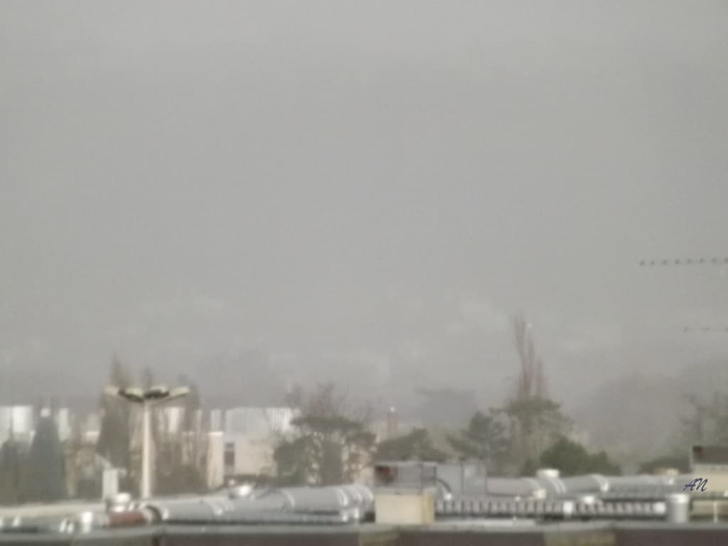 Forte pluie sur l'Ouest parisien