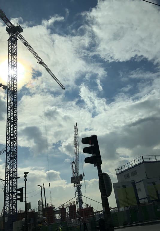 Grues et nuages .Soraya Touchene
